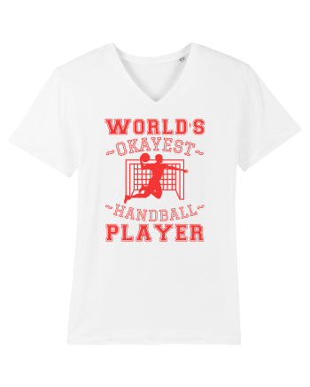 World'S Okayest Handball Player White