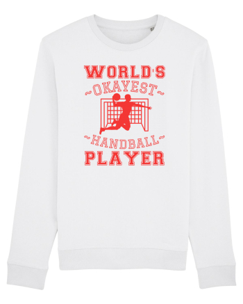World'S Okayest Handball Player White