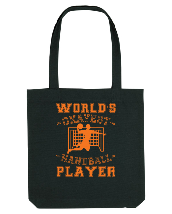 World'S Okayest Handball Player Black