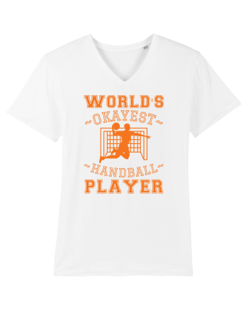 World'S Okayest Handball Player White