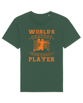 World'S Okayest Handball Player Bottle Green