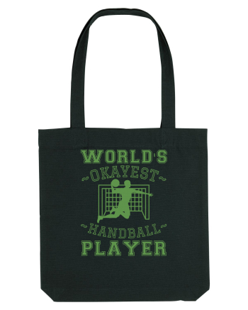 World'S Okayest Handball Player Black