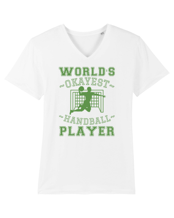 World'S Okayest Handball Player White