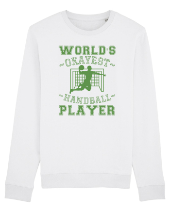 World'S Okayest Handball Player White