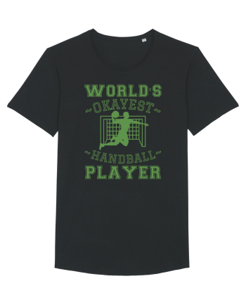 World'S Okayest Handball Player Black