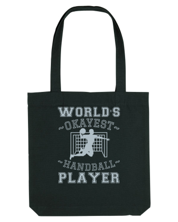 World'S Okayest Handball Player Black