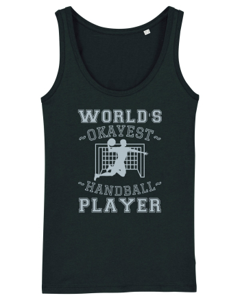 World'S Okayest Handball Player Black