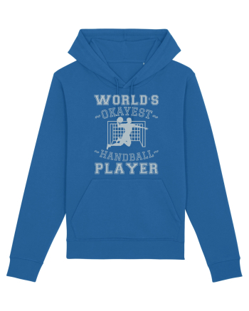 World'S Okayest Handball Player Royal Blue