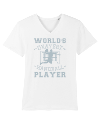 World'S Okayest Handball Player White
