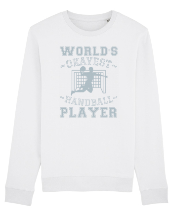World'S Okayest Handball Player White