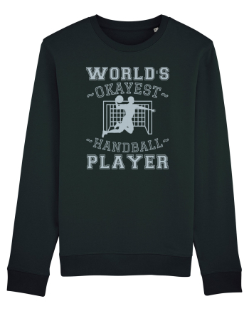World'S Okayest Handball Player Black