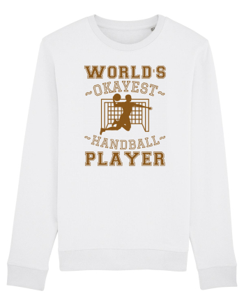 World'S Okayest Handball Player White