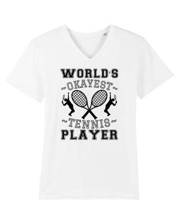 World'S Okayest Tennis Player White