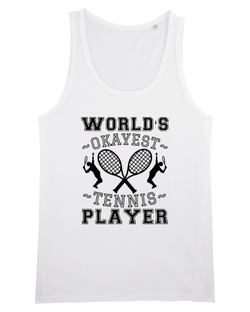 World'S Okayest Tennis Player White
