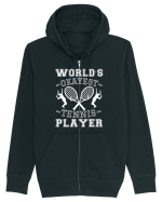 World'S Okayest Tennis Player Hanorac cu fermoar Unisex Connector