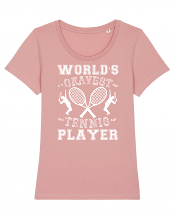 World'S Okayest Tennis Player Canyon Pink