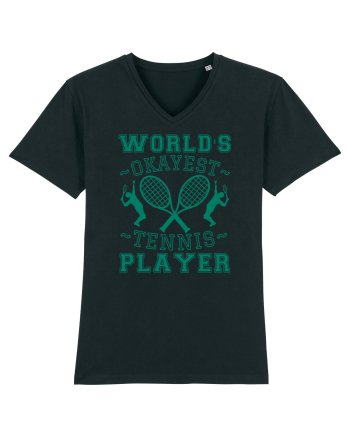 World'S Okayest Tennis Player Black