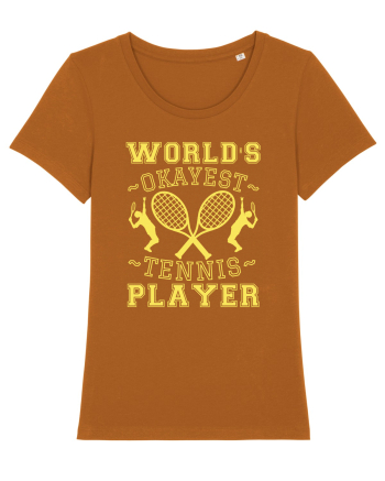 World'S Okayest Tennis Player Roasted Orange