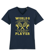 World'S Okayest Tennis Player Tricou mânecă scurtă guler V Bărbat Presenter