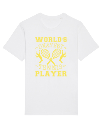 World'S Okayest Tennis Player White