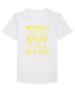 World'S Okayest Tennis Player Tricou mânecă scurtă guler larg Bărbat Skater