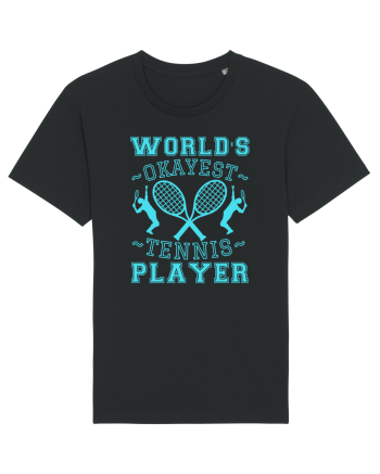 World'S Okayest Tennis Player Black
