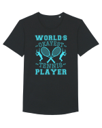 World'S Okayest Tennis Player Tricou mânecă scurtă guler larg Bărbat Skater