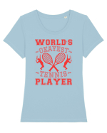 World'S Okayest Tennis Player Tricou mânecă scurtă guler larg fitted Damă Expresser
