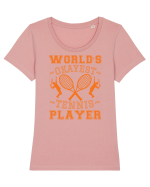 World'S Okayest Tennis Player Tricou mânecă scurtă guler larg fitted Damă Expresser