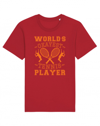World'S Okayest Tennis Player Red