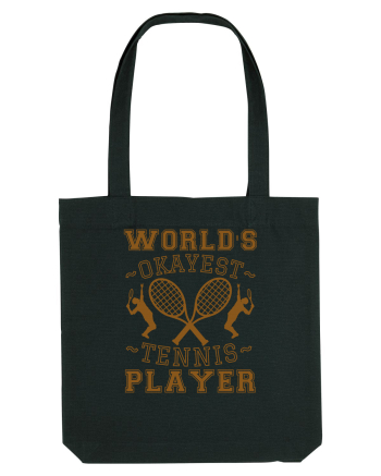 World'S Okayest Tennis Player Black