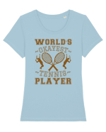 World'S Okayest Tennis Player Tricou mânecă scurtă guler larg fitted Damă Expresser