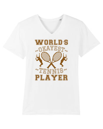 World'S Okayest Tennis Player White
