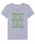 World'S Okayest Tennis Player Tricou mânecă scurtă guler larg fitted Damă Expresser