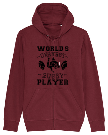 World'S Okayest Rugby Player Burgundy