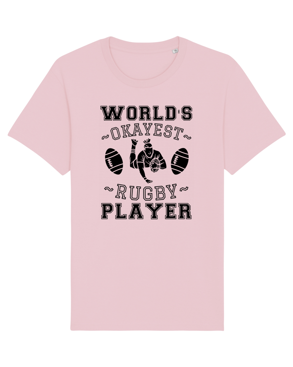Tricou mânecă scurtă Unisex Rocker Cotton Pink