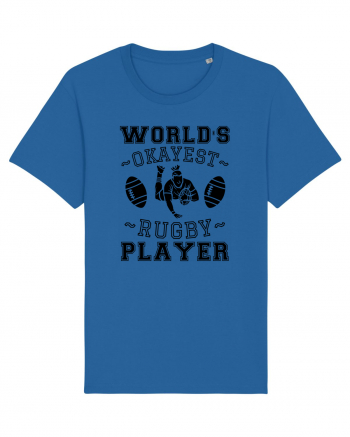 World'S Okayest Rugby Player Royal Blue