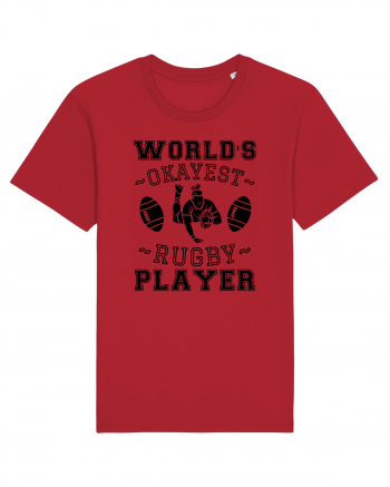 World'S Okayest Rugby Player Red
