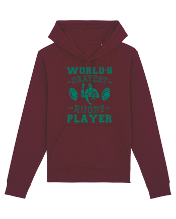 World'S Okayest Rugby Player Burgundy