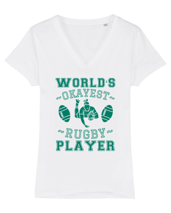 World'S Okayest Rugby Player White