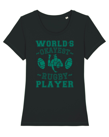 World'S Okayest Rugby Player Black