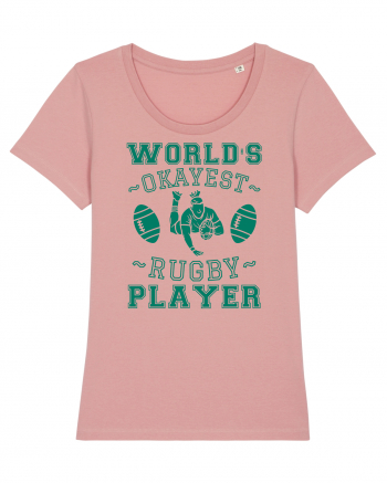 World'S Okayest Rugby Player Canyon Pink