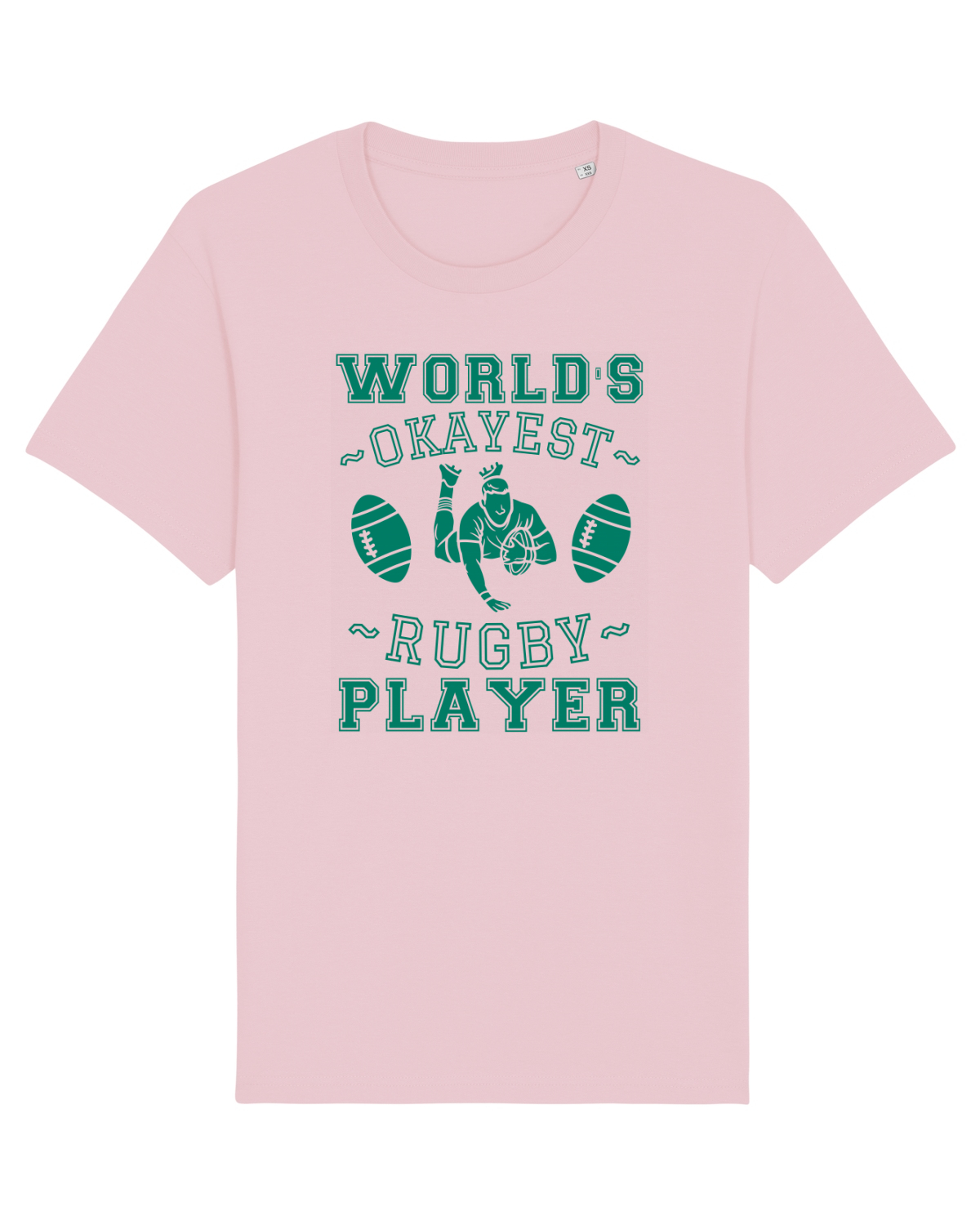Tricou mânecă scurtă Unisex Rocker Cotton Pink