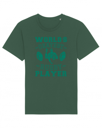 World'S Okayest Rugby Player Bottle Green
