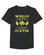World'S Okayest Rugby Player Tricou mânecă scurtă guler larg Bărbat Skater