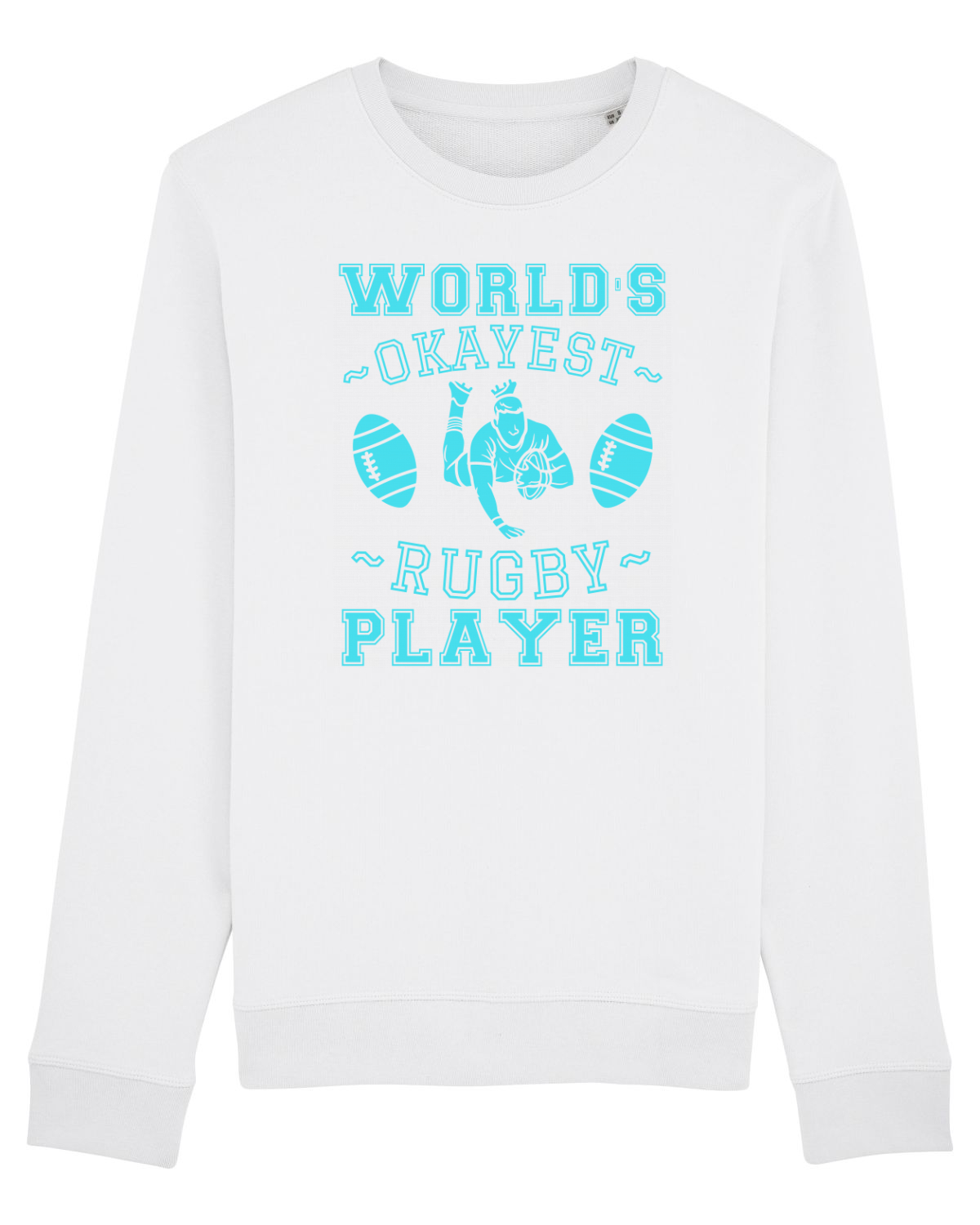 Bluză mânecă lungă Unisex Rise White
