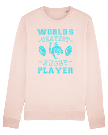 World'S Okayest Rugby Player Candy Pink