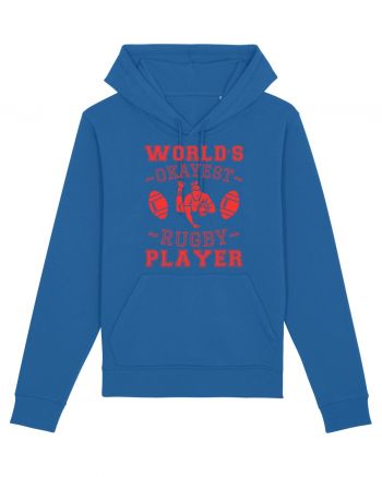 World'S Okayest Rugby Player Royal Blue