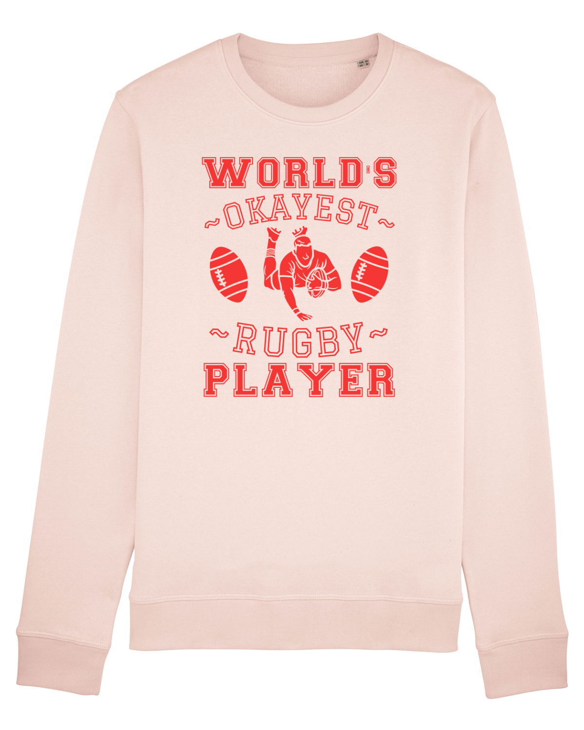 Bluză mânecă lungă Unisex Rise Candy Pink