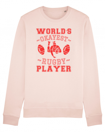 World'S Okayest Rugby Player Candy Pink
